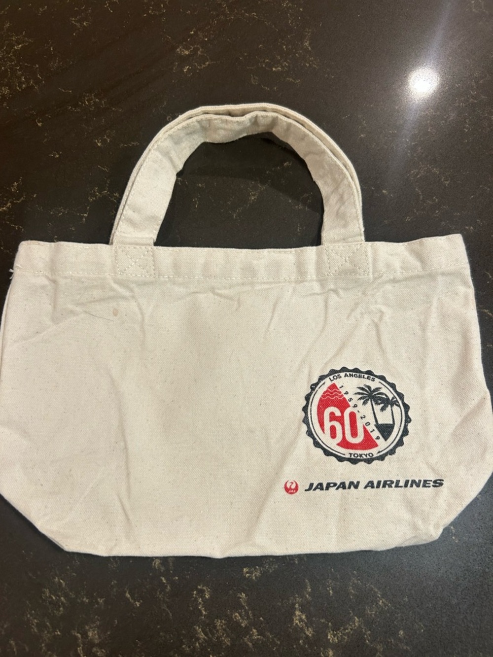 Japan Airlines Canvas Mini Tote